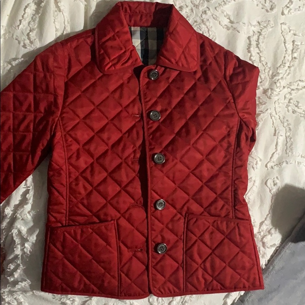 Authentic unisex Red Burberry jacket